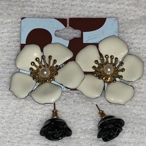 Flower earrings
